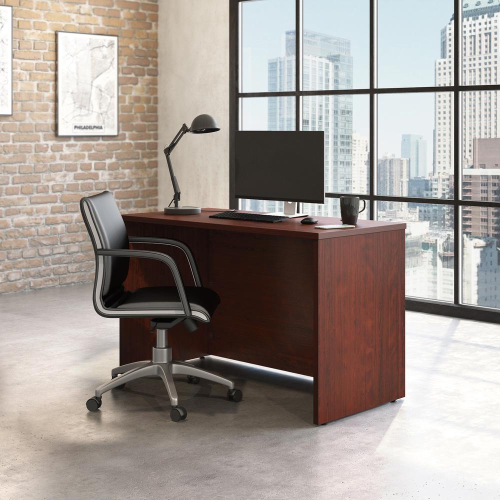 Affirm Desk Return, Classic Cherry finish. Picture 2