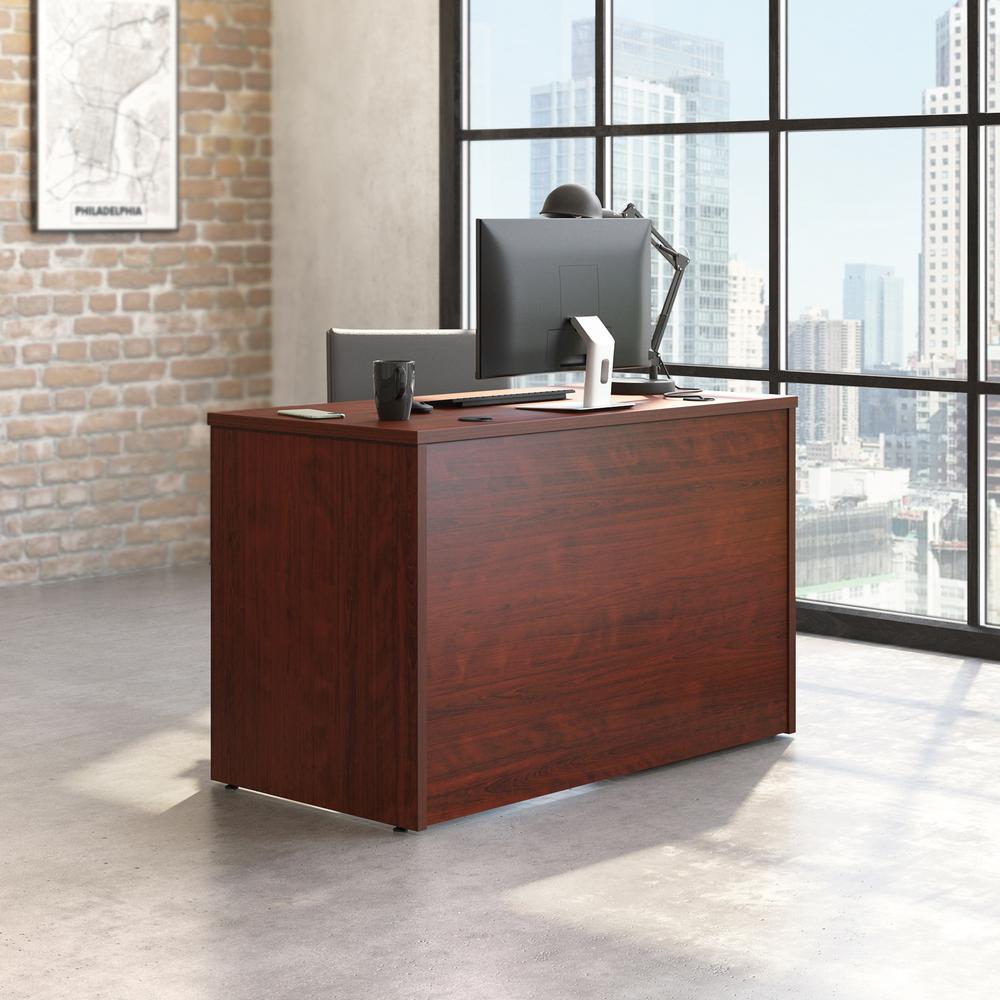 Affirm Desk Return, Classic Cherry finish. Picture 3