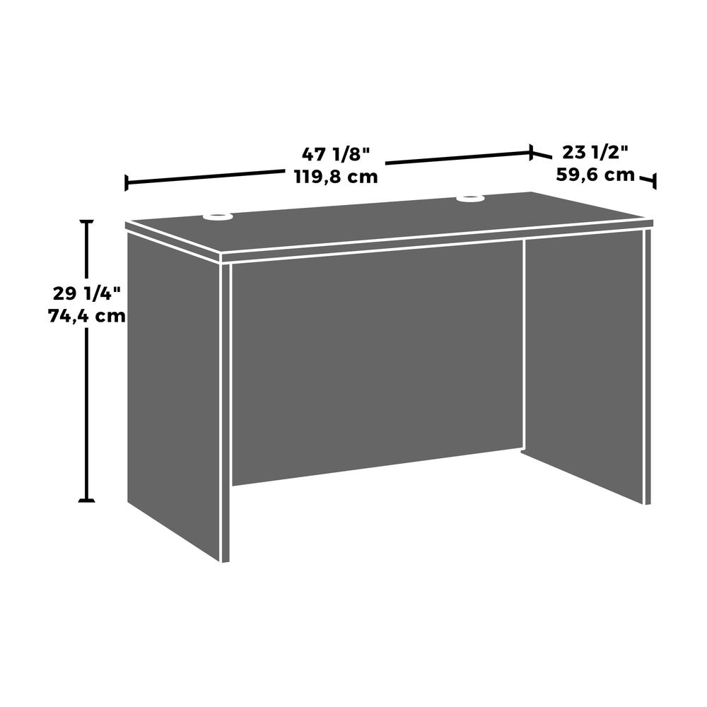 Affirm Desk Return, Classic Cherry finish. Picture 5