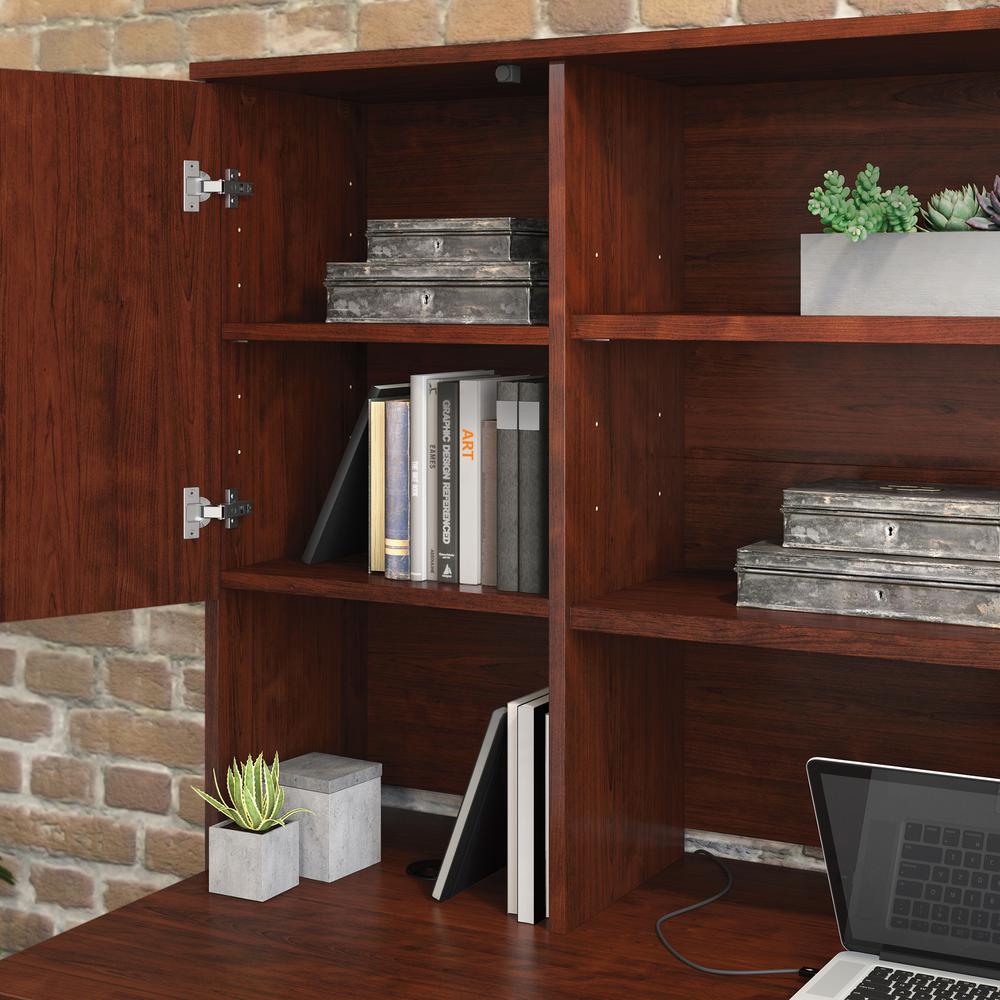 Affirm Commercial Office Hutch, Classic Cherry finish. Picture 3