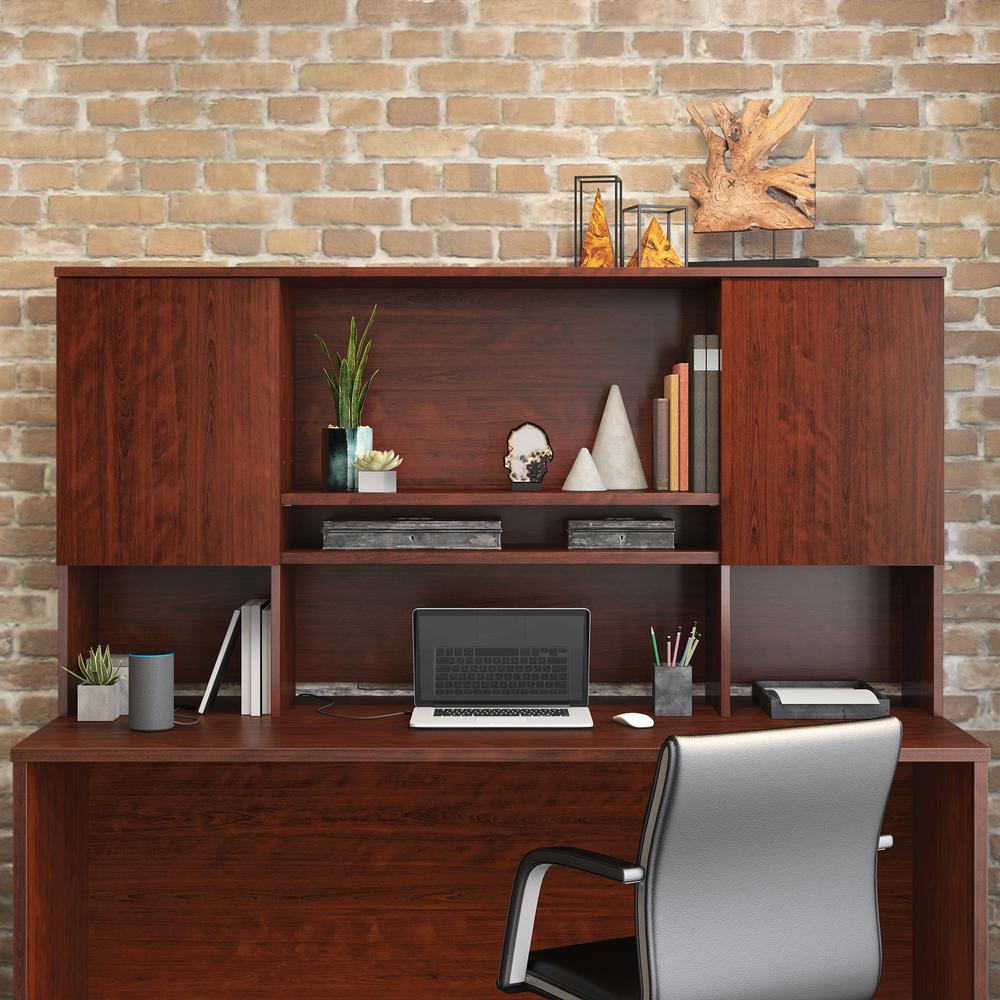 Affirm Commercial Office Hutch, Classic Cherry finish. Picture 5