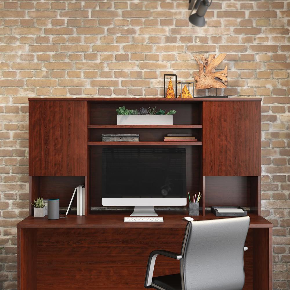 Affirm Commercial Office Hutch, Classic Cherry finish. Picture 8