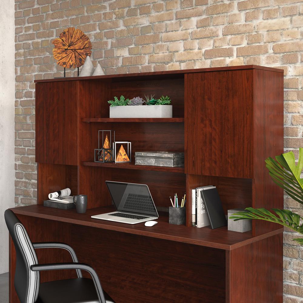 Affirm Commercial Office Hutch, Classic Cherry finish. Picture 2