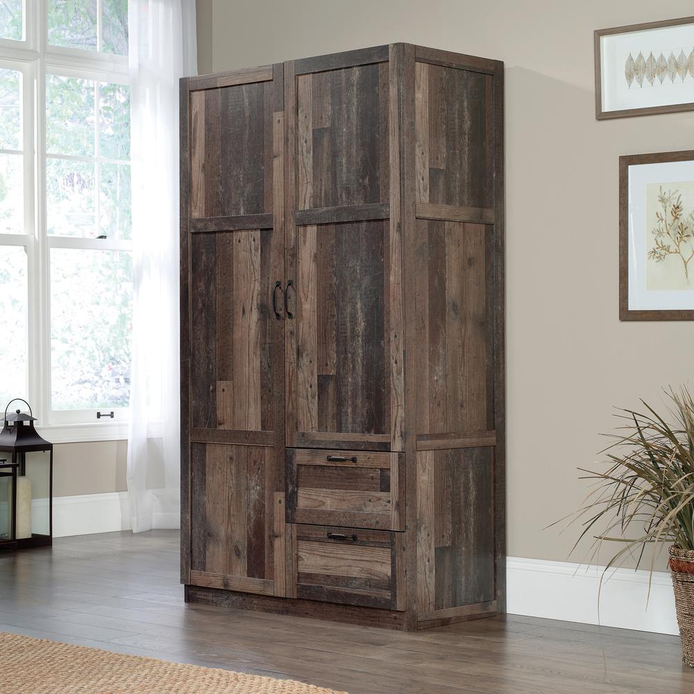 Storage Cabinet 40 X19 Deep Reclaim Pine. Picture 4