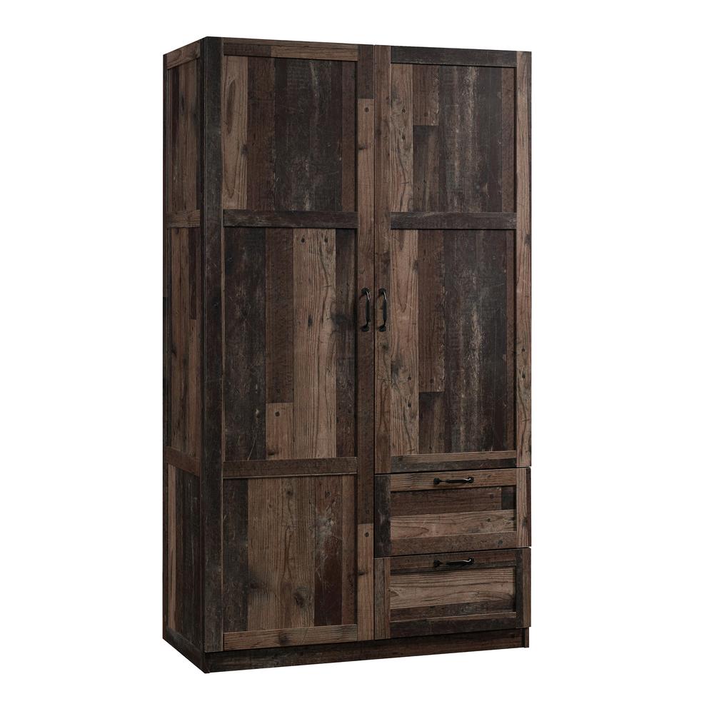 Storage Cabinet 40 X19 Deep Reclaim Pine. Picture 1