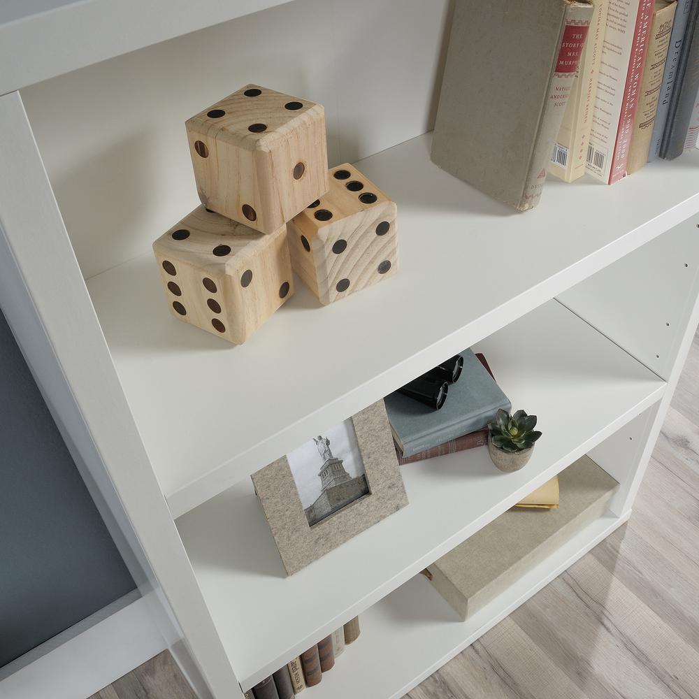 Miscellaneous Storage Bookcase, Soft White finish. Picture 4
