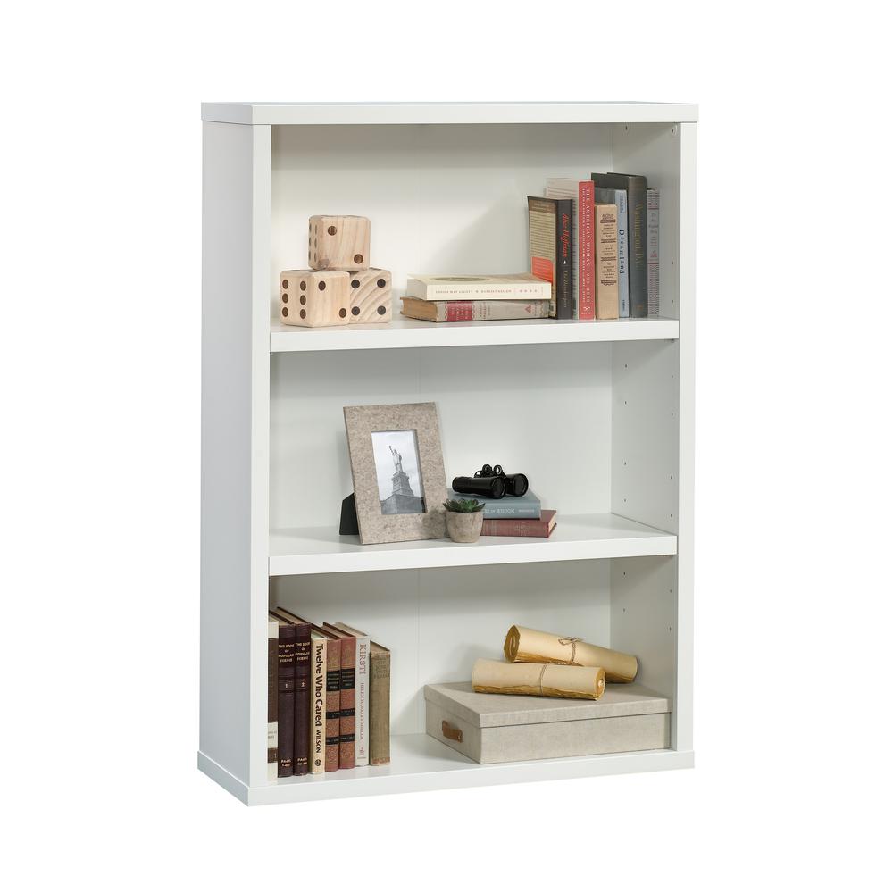 Miscellaneous Storage Bookcase, Soft White finish. Picture 1