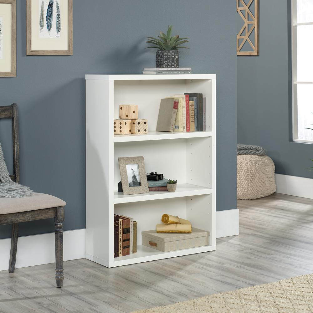 Miscellaneous Storage Bookcase, Soft White finish. Picture 5