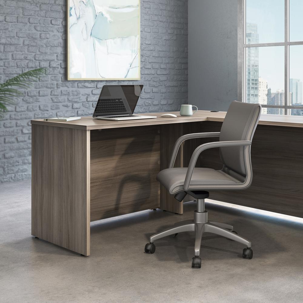 Affirm Commercial Office Desk Return, Hudson Elm finish. Picture 4