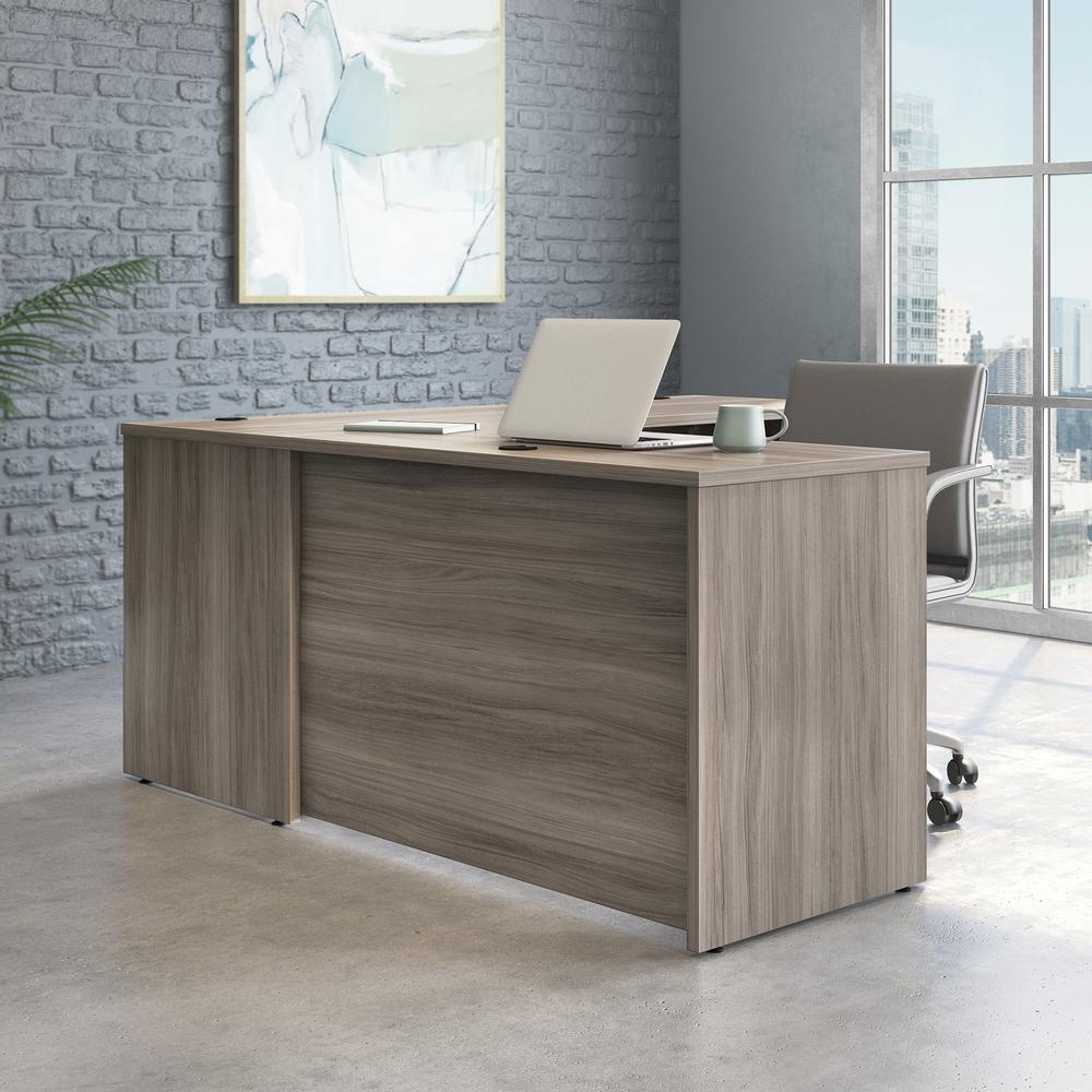 Affirm Commercial Office Desk Return, Hudson Elm finish. Picture 3