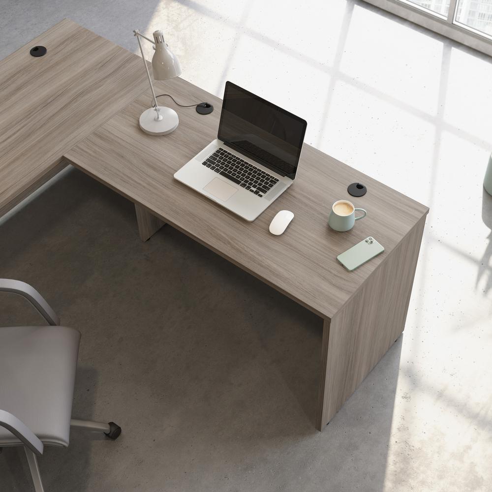 Affirm Commercial Office Desk Return, Hudson Elm finish. Picture 5