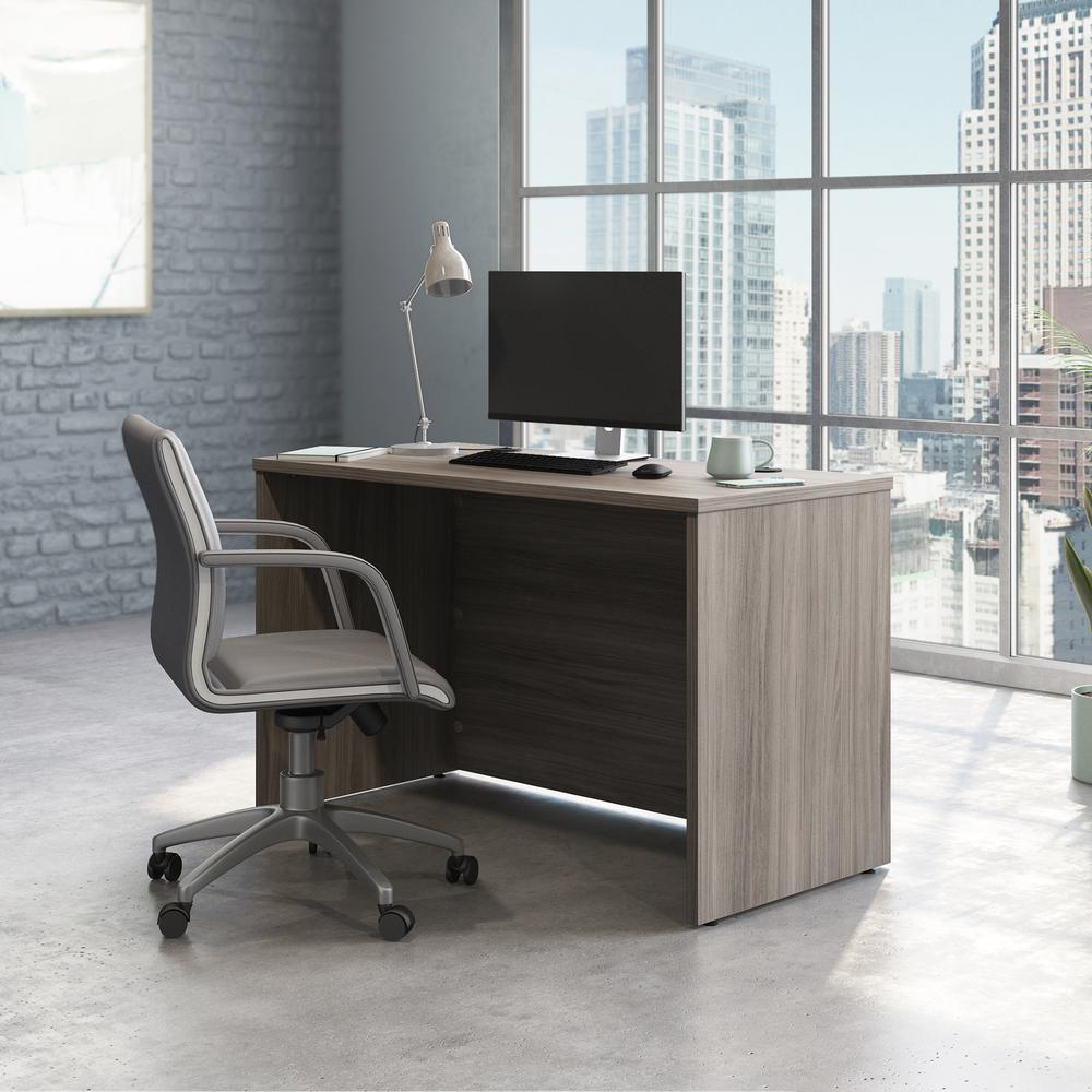 Affirm Commercial Office Desk Return, Hudson Elm finish. Picture 3