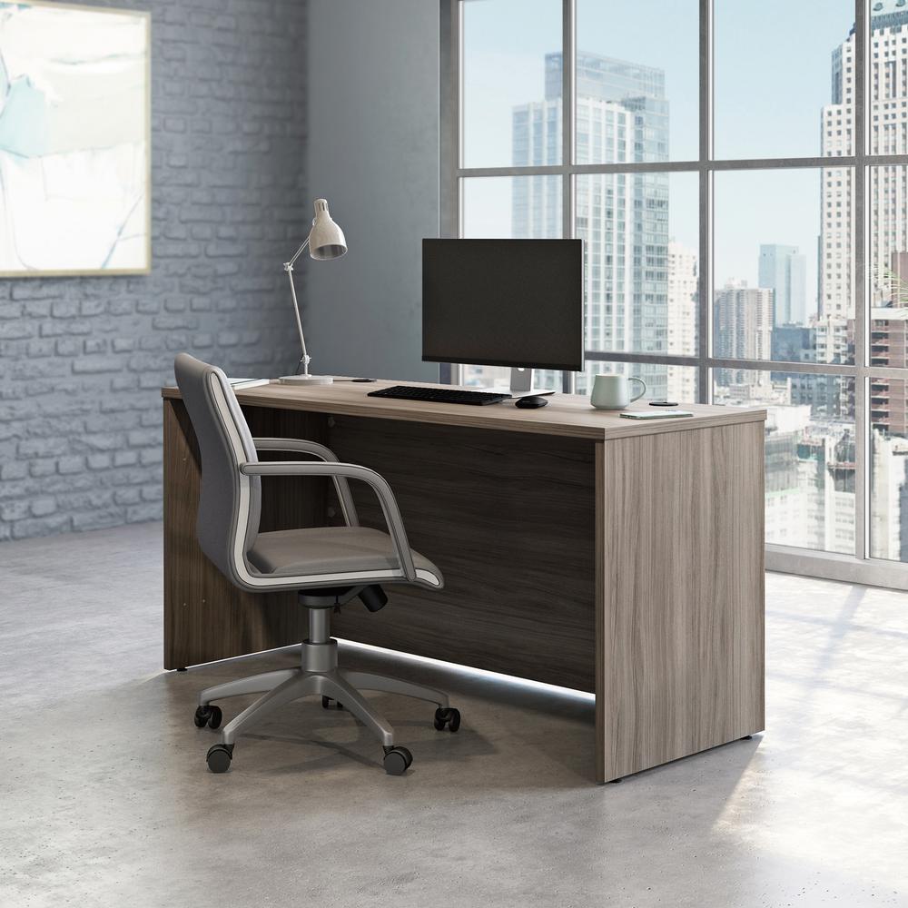 Affirm Commercial Office Desk Return, Hudson Elm finish. Picture 4