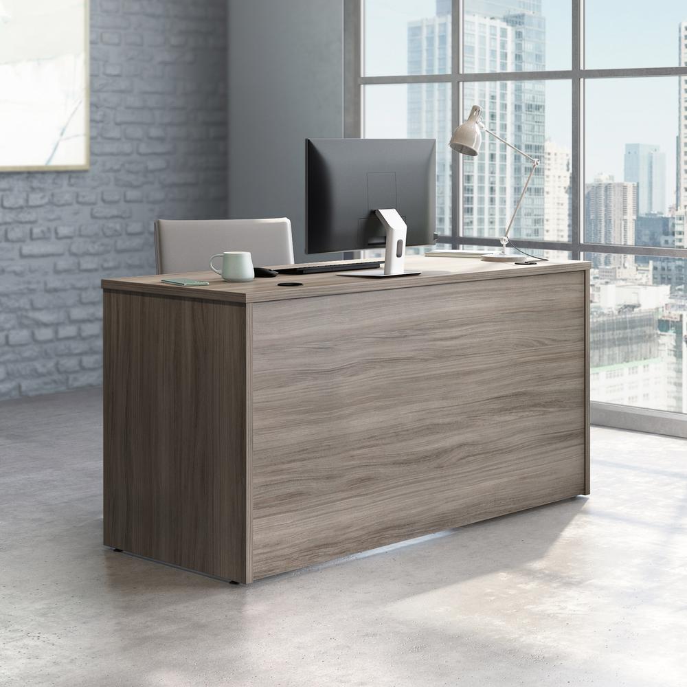 Affirm Commercial Office Desk Return, Hudson Elm finish. Picture 5