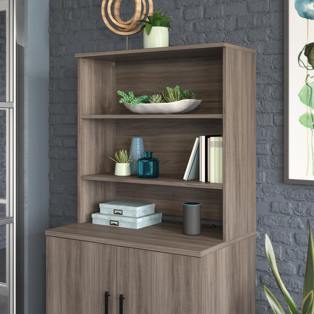 Affirm 36" X 36" Bookcase Hutch  Hudson Elm. Picture 3