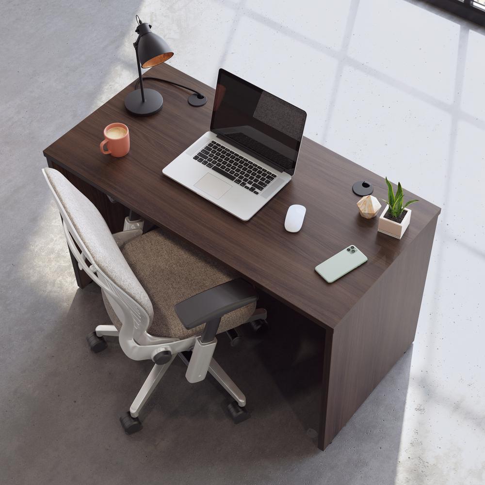 Affirm Commercial Office Desk Return, Noble Elm finish. Picture 5