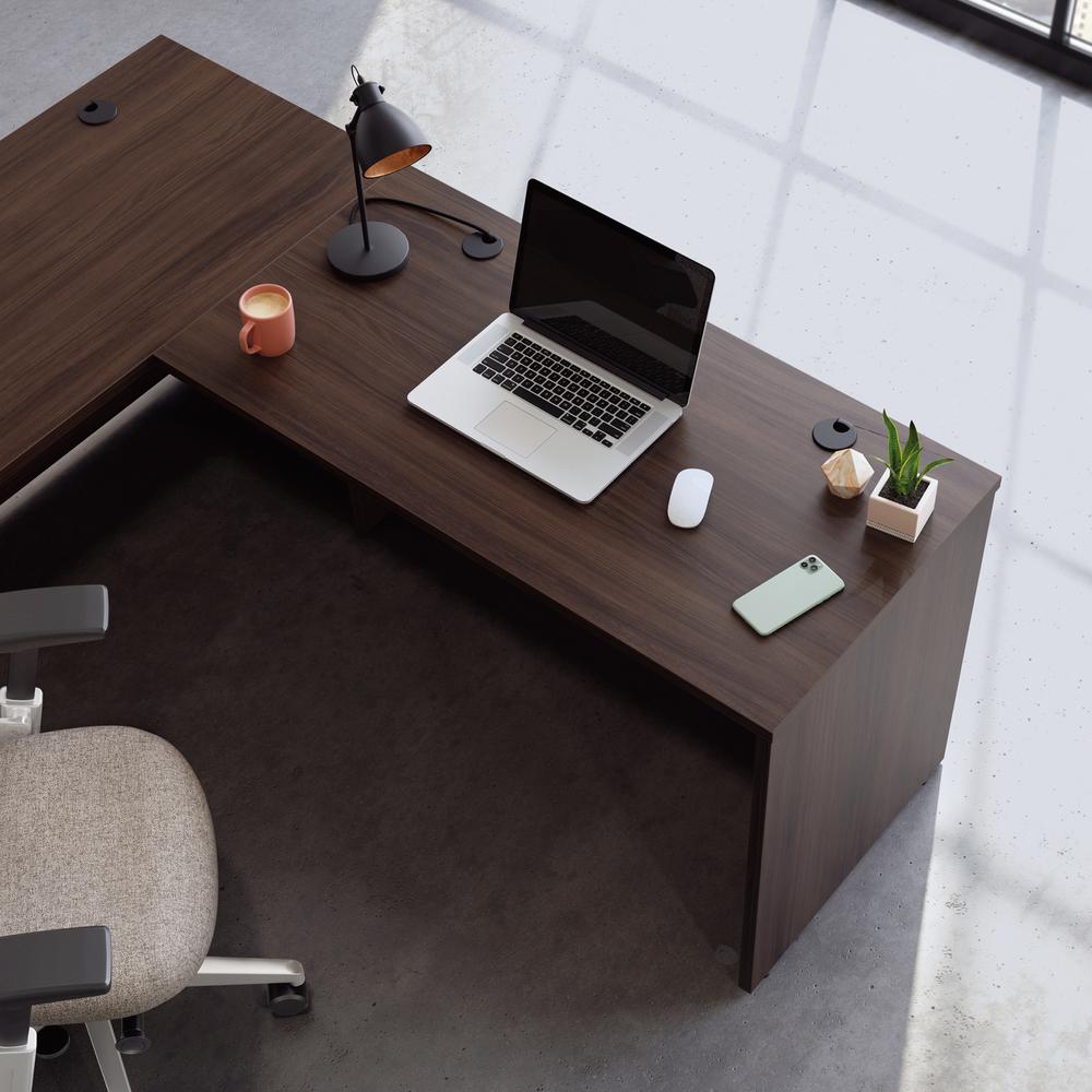 Affirm Commercial Office Desk Return, Noble Elm finish. Picture 6