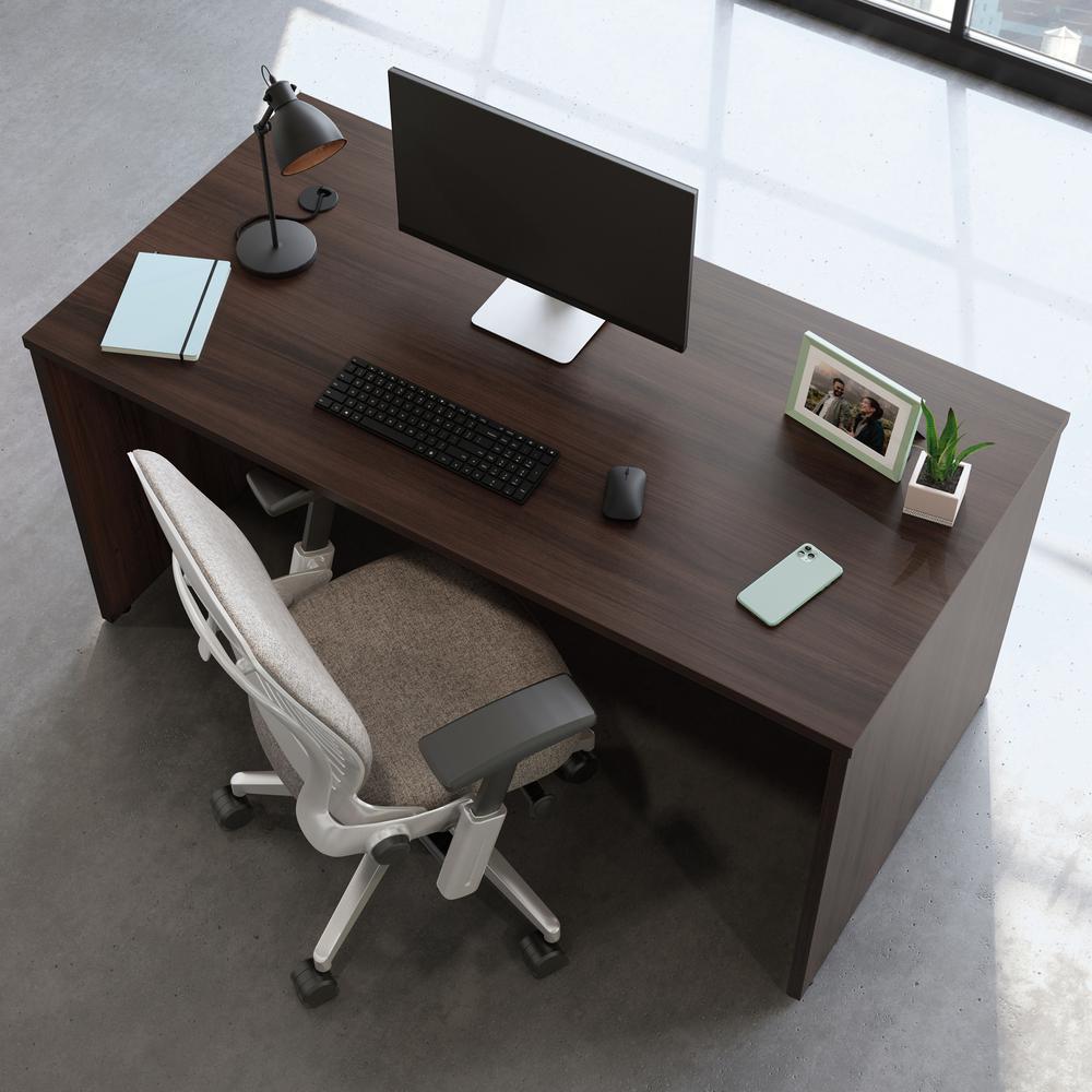 Affirm Commercial Office Desk, Noble Elm finish. Picture 4