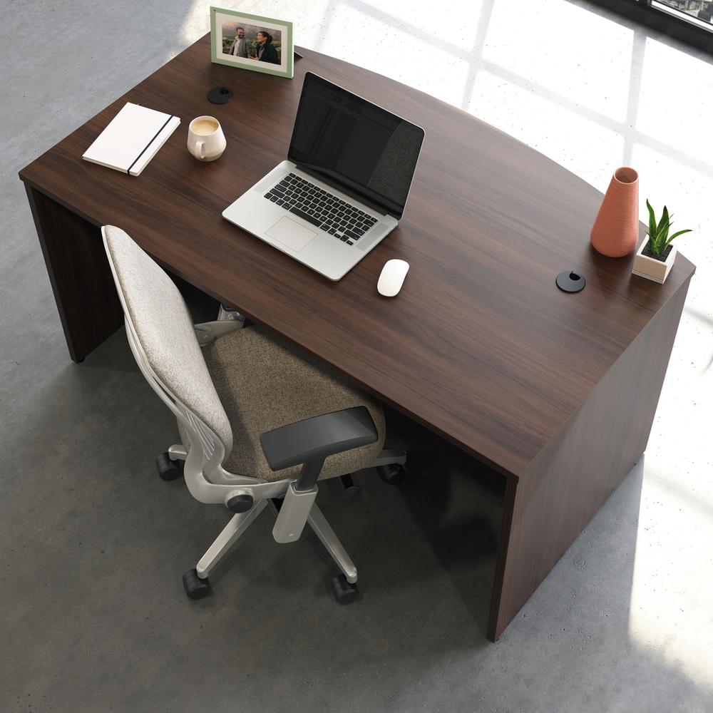 Affirm Commercial Office Desk, Noble Elm finish. Picture 5