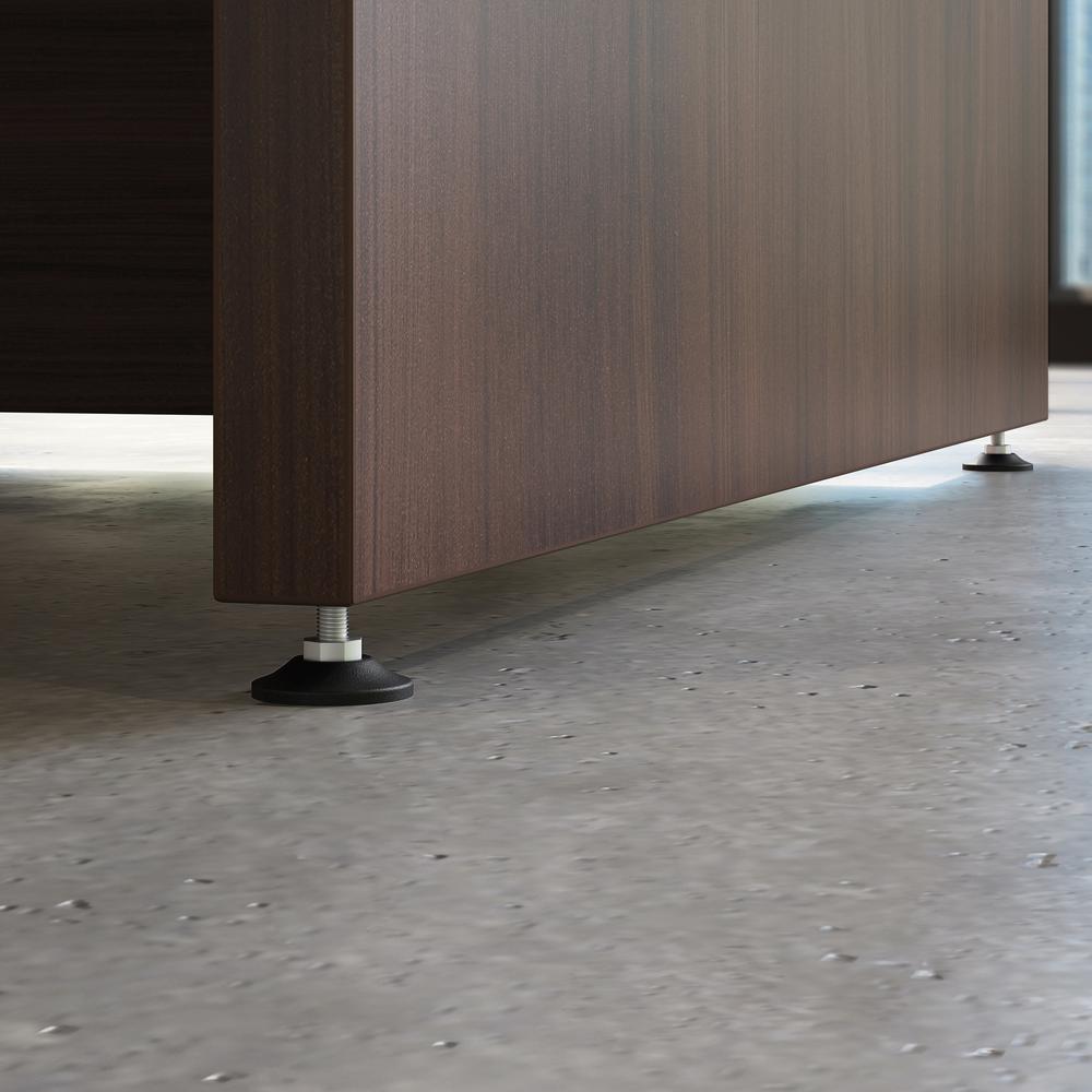 Affirm Commercial Office Desk, Noble Elm finish. Picture 9
