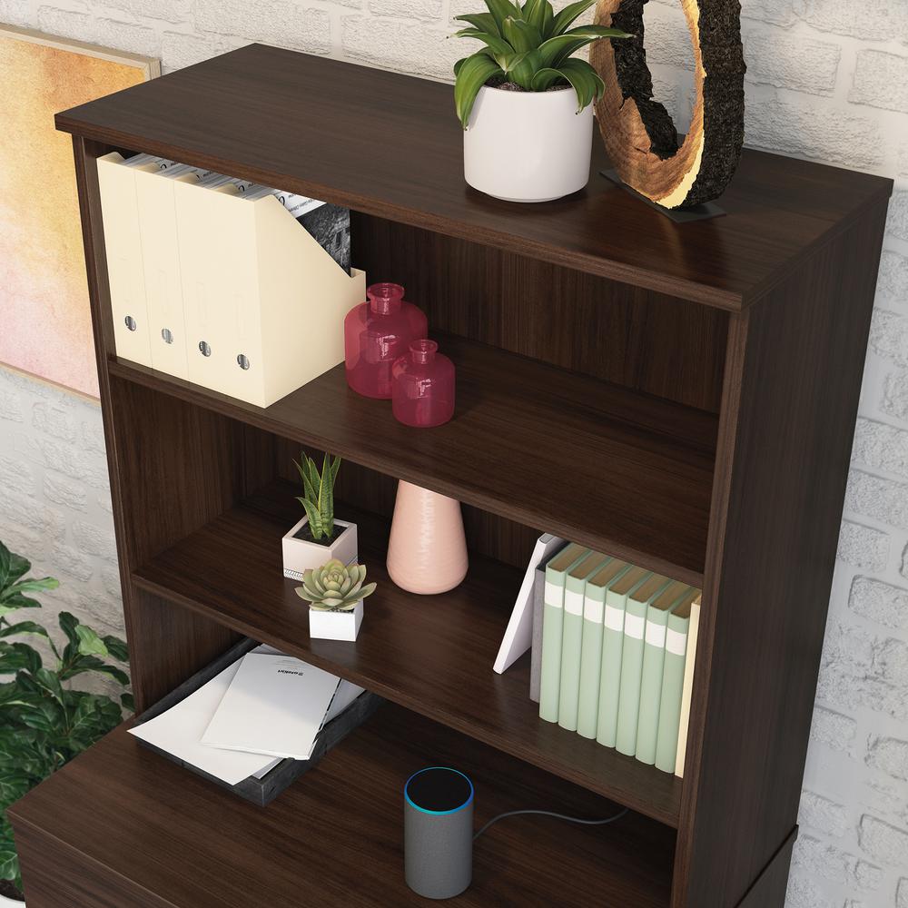 Affirm Commercial Office Hutch, Noble Elm finish. Picture 5