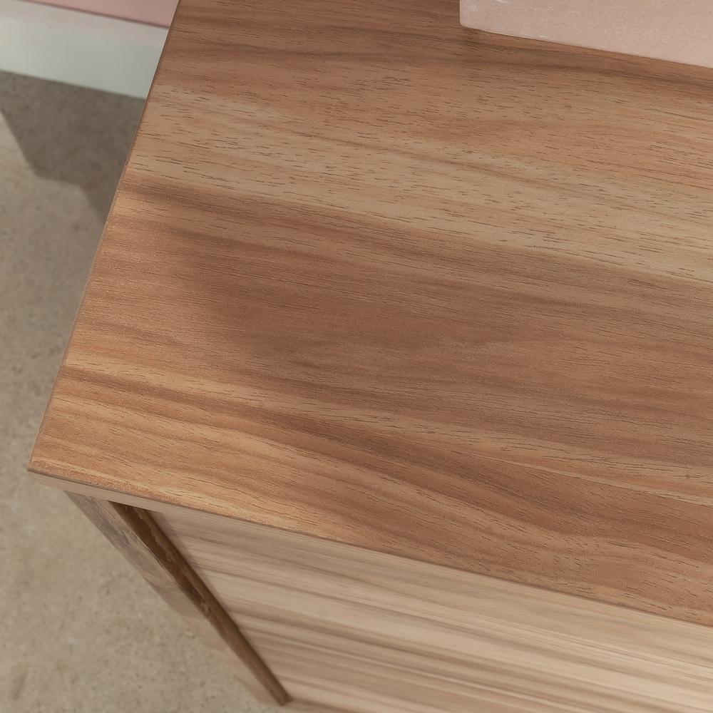 Bergen Circle File Cabinet, Kiln Acacia finish. Picture 9