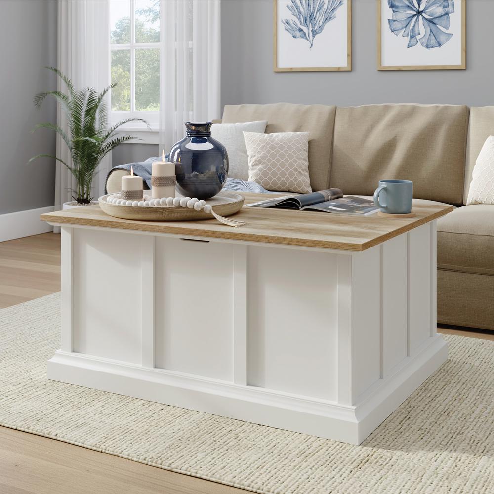 Cottage Road Storage Coffee Table Wh. Picture 4