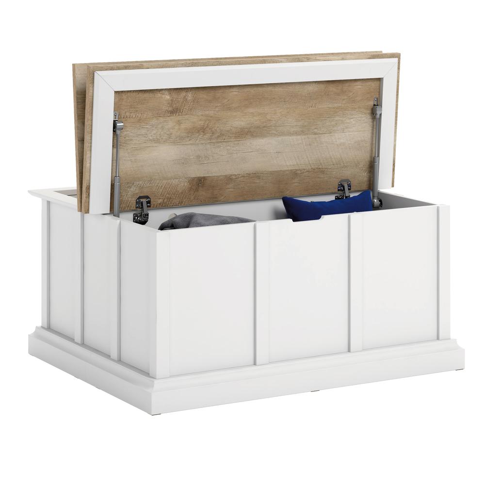 Cottage Road Storage Coffee Table Wh. Picture 3