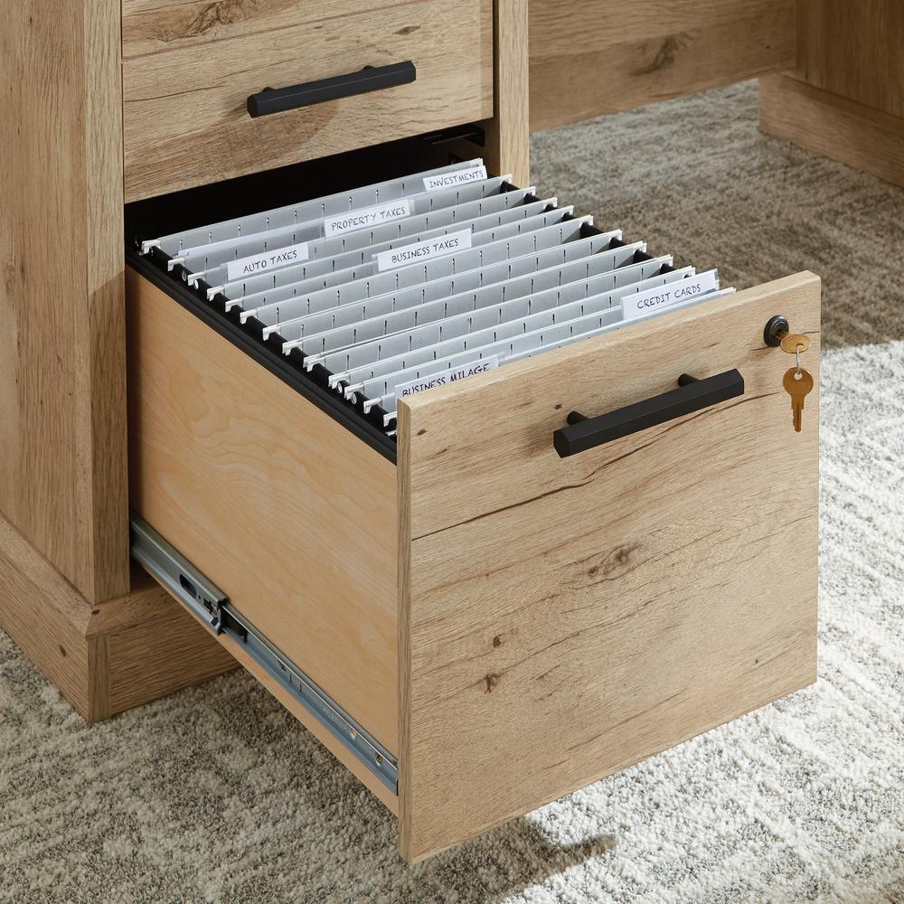 Mason Peak 72"dou Ped Exe Dsk Prime Oak. Picture 10