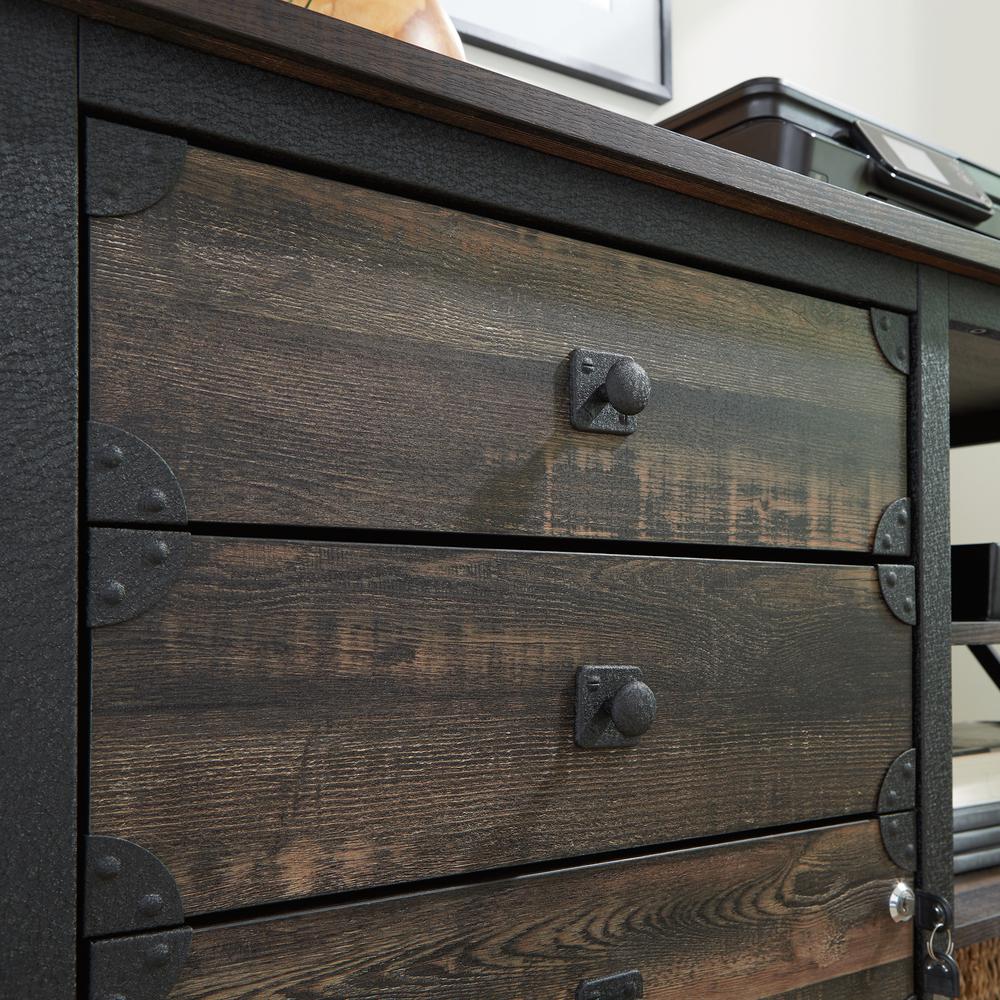 Steel River Sm Credenza Carbon Oak. Picture 8