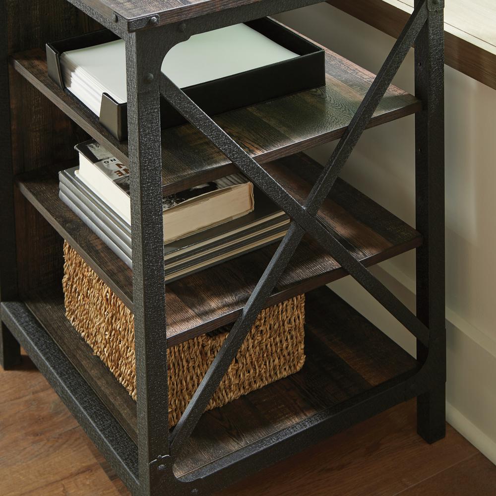 Steel River Sm Credenza Carbon Oak. Picture 9