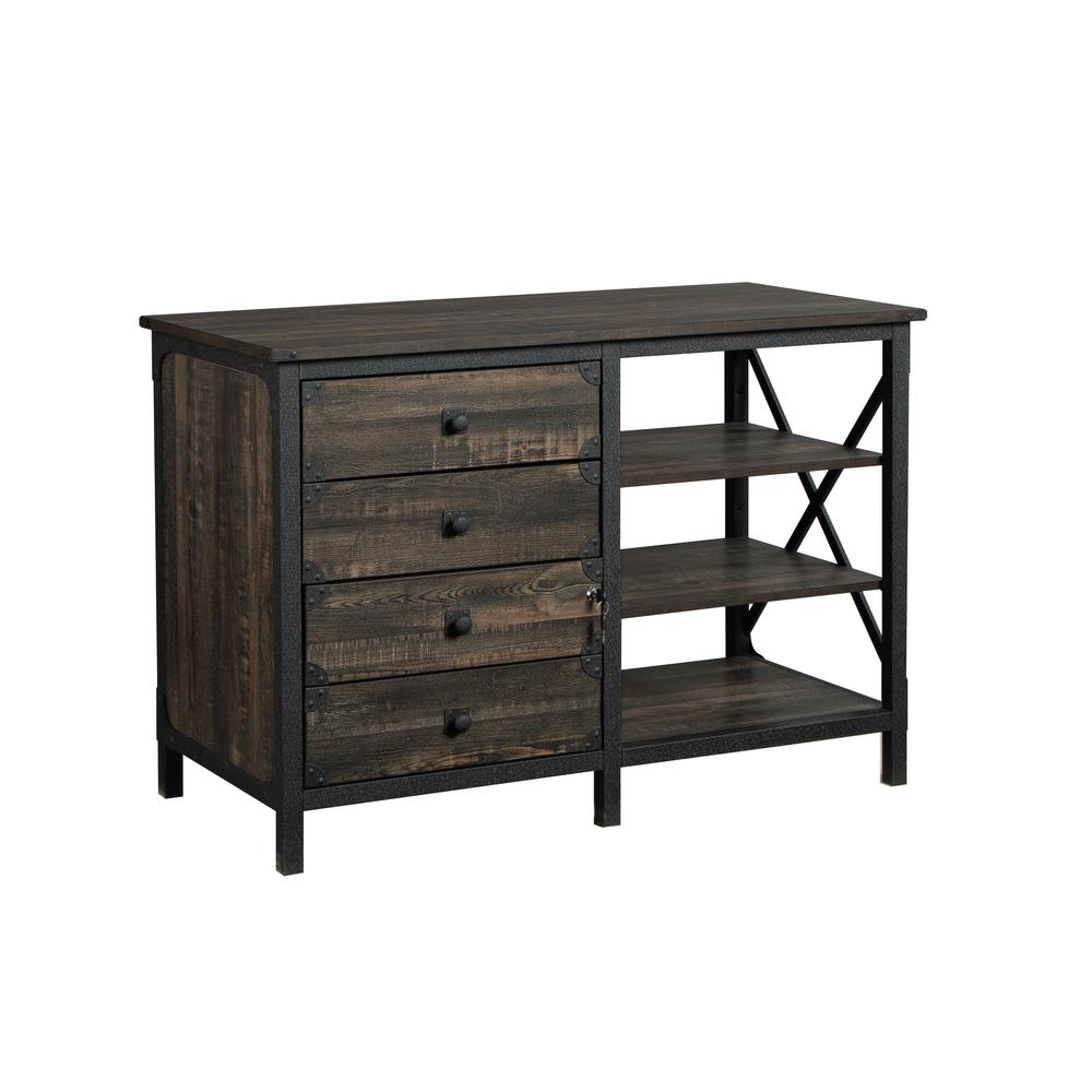 Steel River Sm Credenza Carbon Oak. Picture 1
