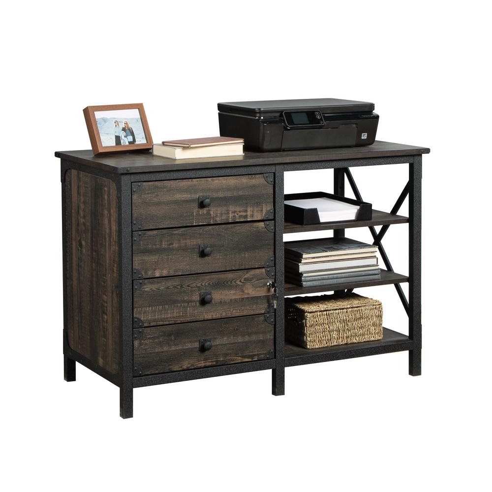 Steel River Sm Credenza Carbon Oak. Picture 2
