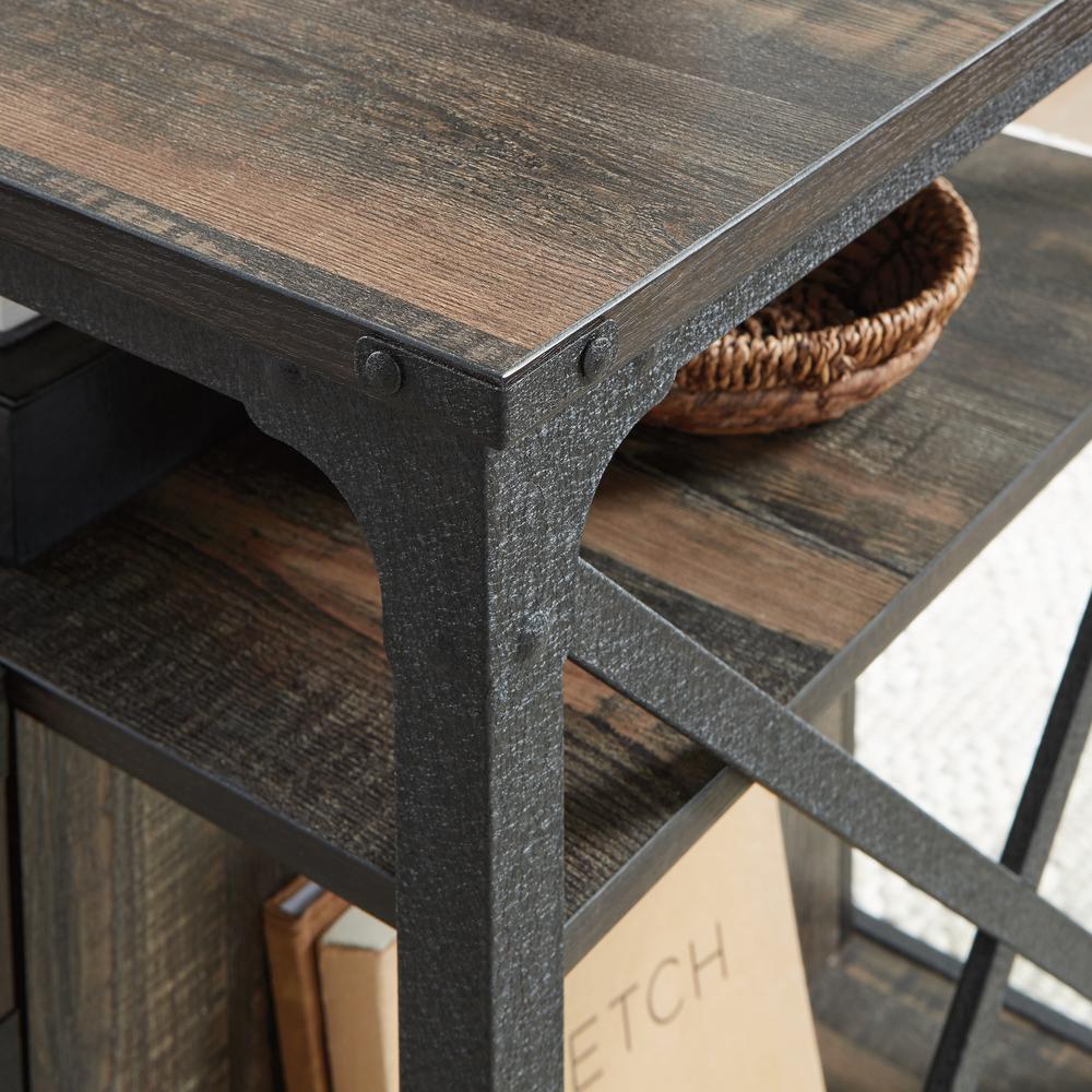 Steel River Computer Desk  Carbon Oak. Picture 10