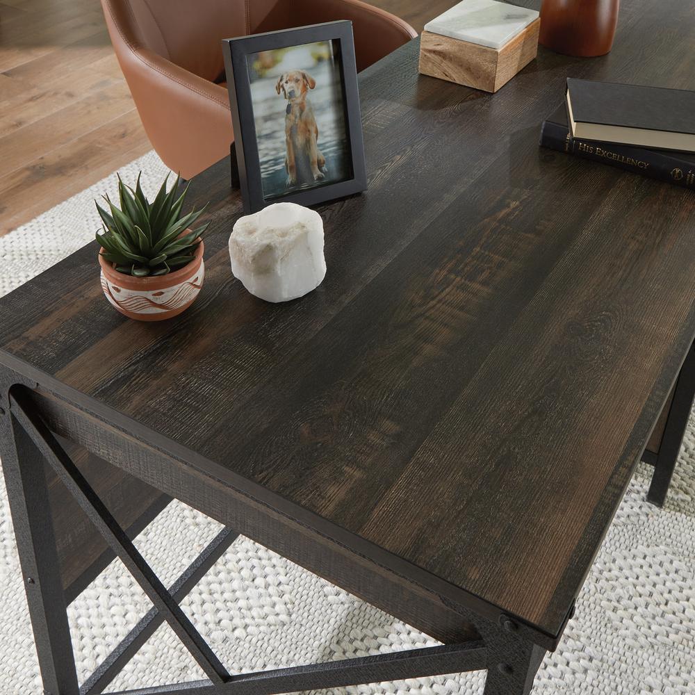 Steel River Computer Desk  Carbon Oak. Picture 11
