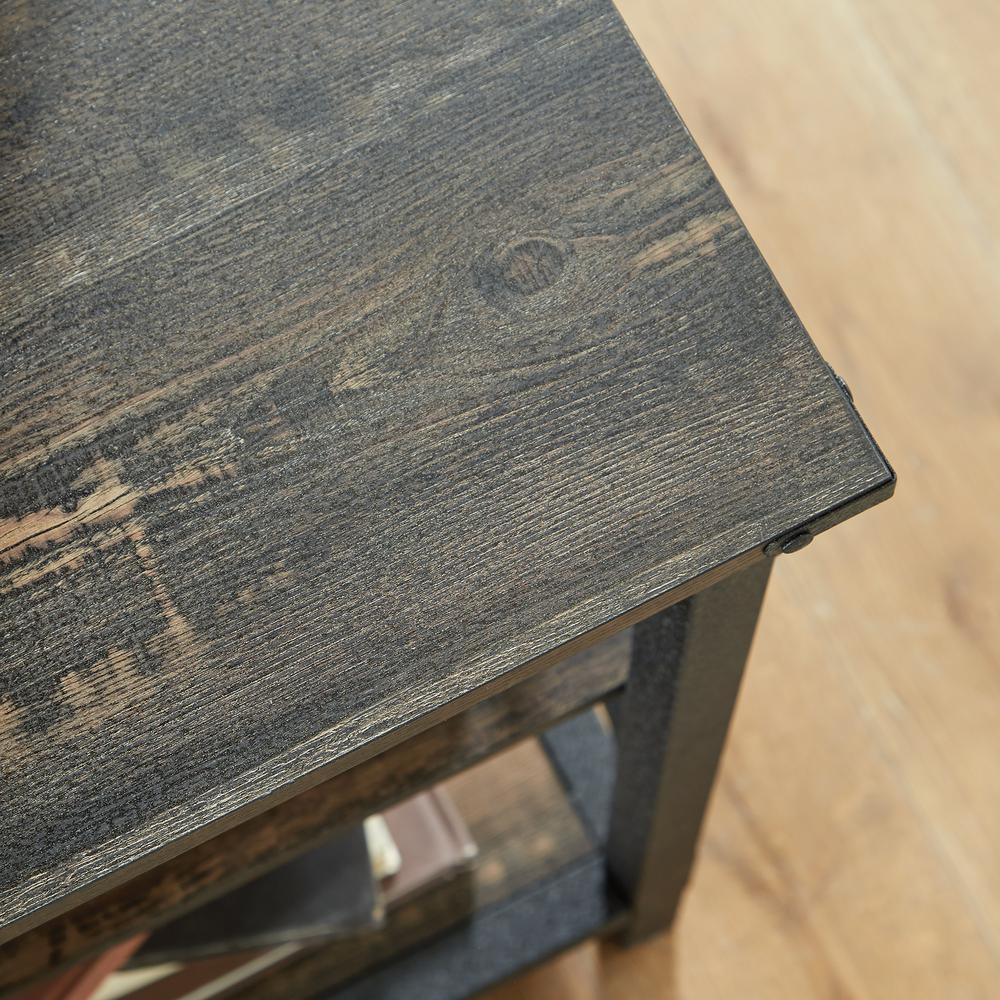 Steel River Large Credenza Carbon Oak. Picture 14