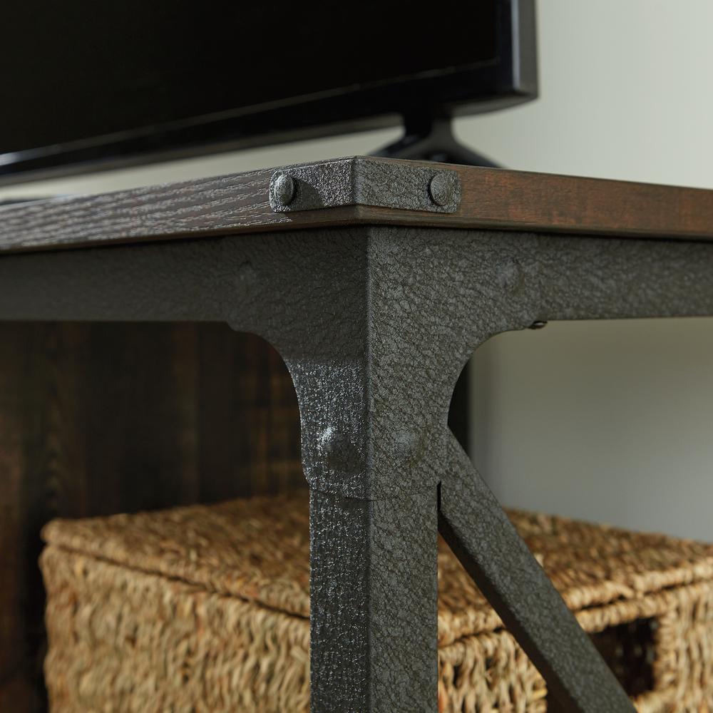 Steel River Large Credenza Carbon Oak. Picture 11