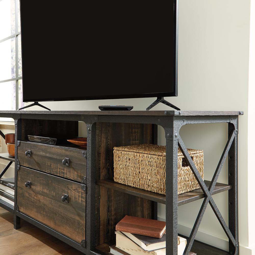 Steel River Large Credenza Carbon Oak. Picture 12