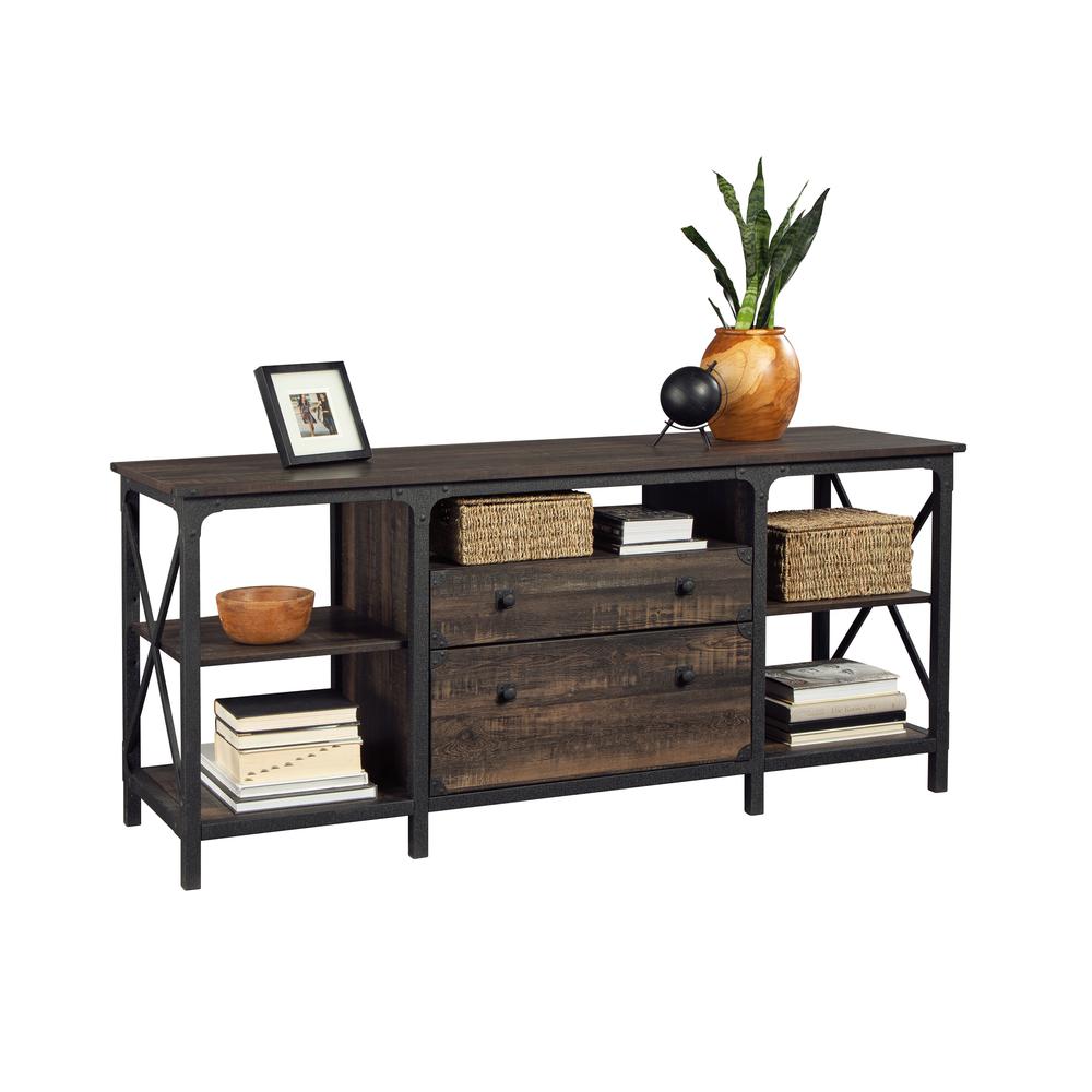 Steel River Large Credenza Carbon Oak. Picture 2