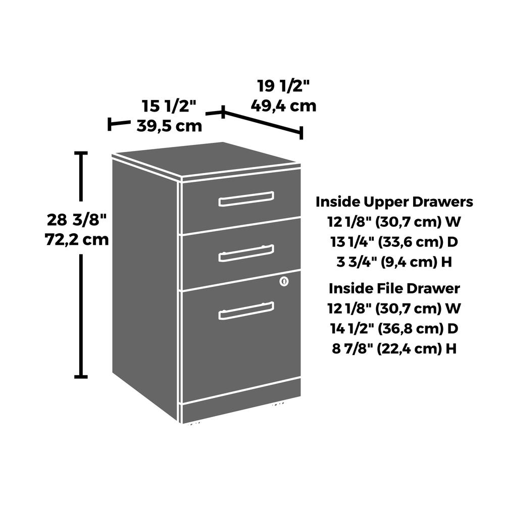 Affirm Commercial Office File Cabinet, Hudson Elm finish. Picture 4
