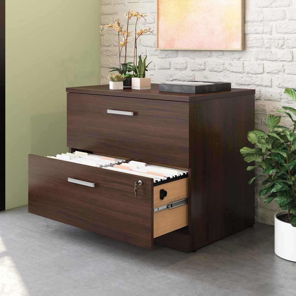 Affirm Commercial Office File Cabinet, Noble Elm finish. Picture 4