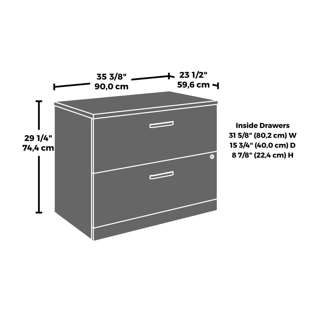 Affirm Commercial Office File Cabinet, Noble Elm finish. Picture 2