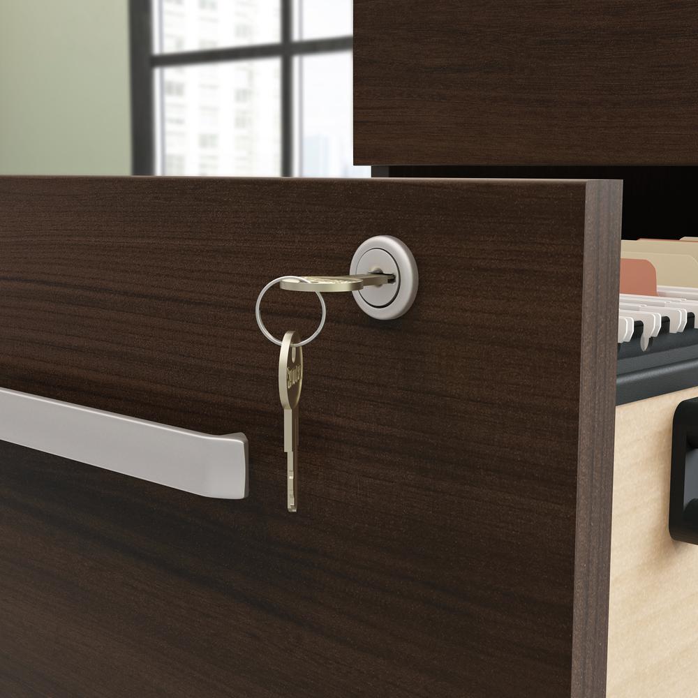 Affirm Commercial Office File Cabinet, Noble Elm finish. Picture 6