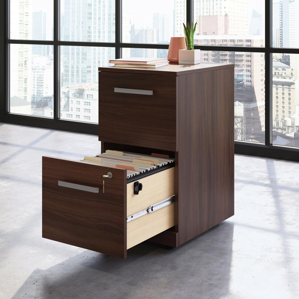 Affirm Commercial Office File Cabinet, Noble Elm finish. Picture 4