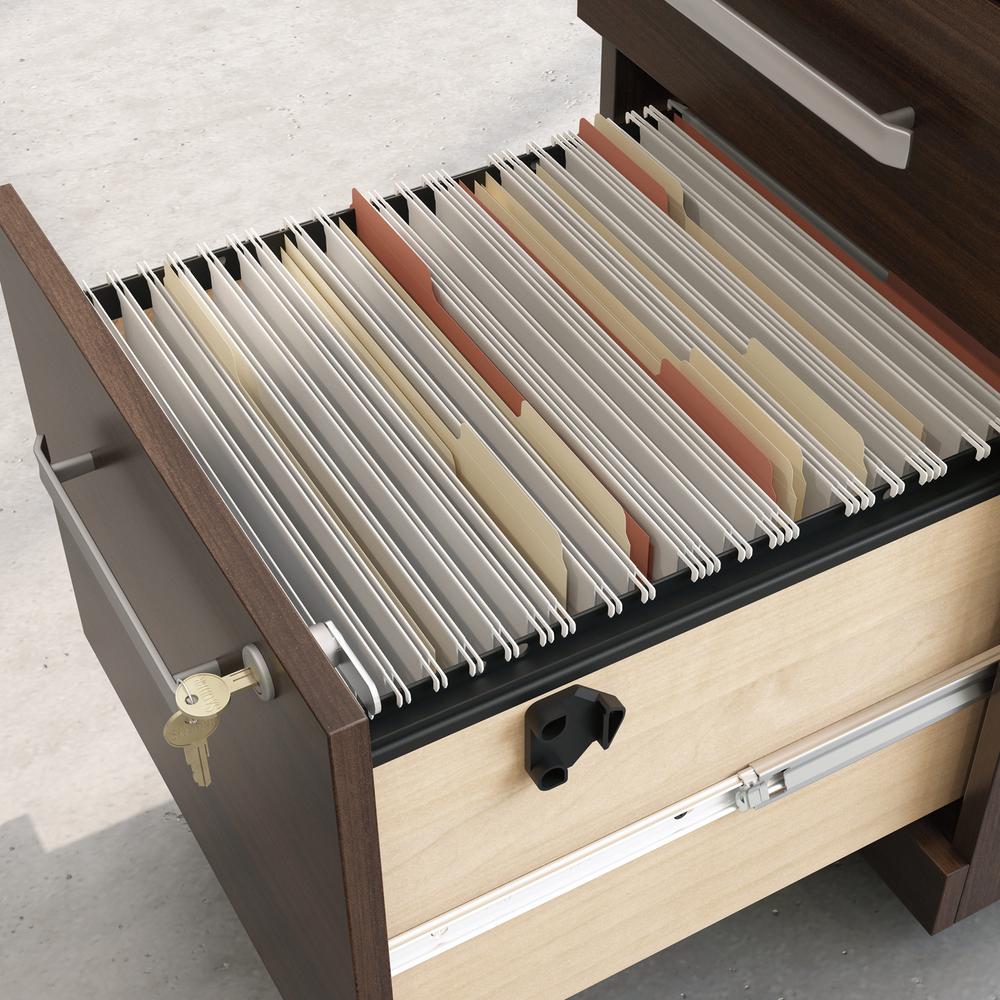 Affirm Commercial Office File Cabinet, Noble Elm finish. Picture 6