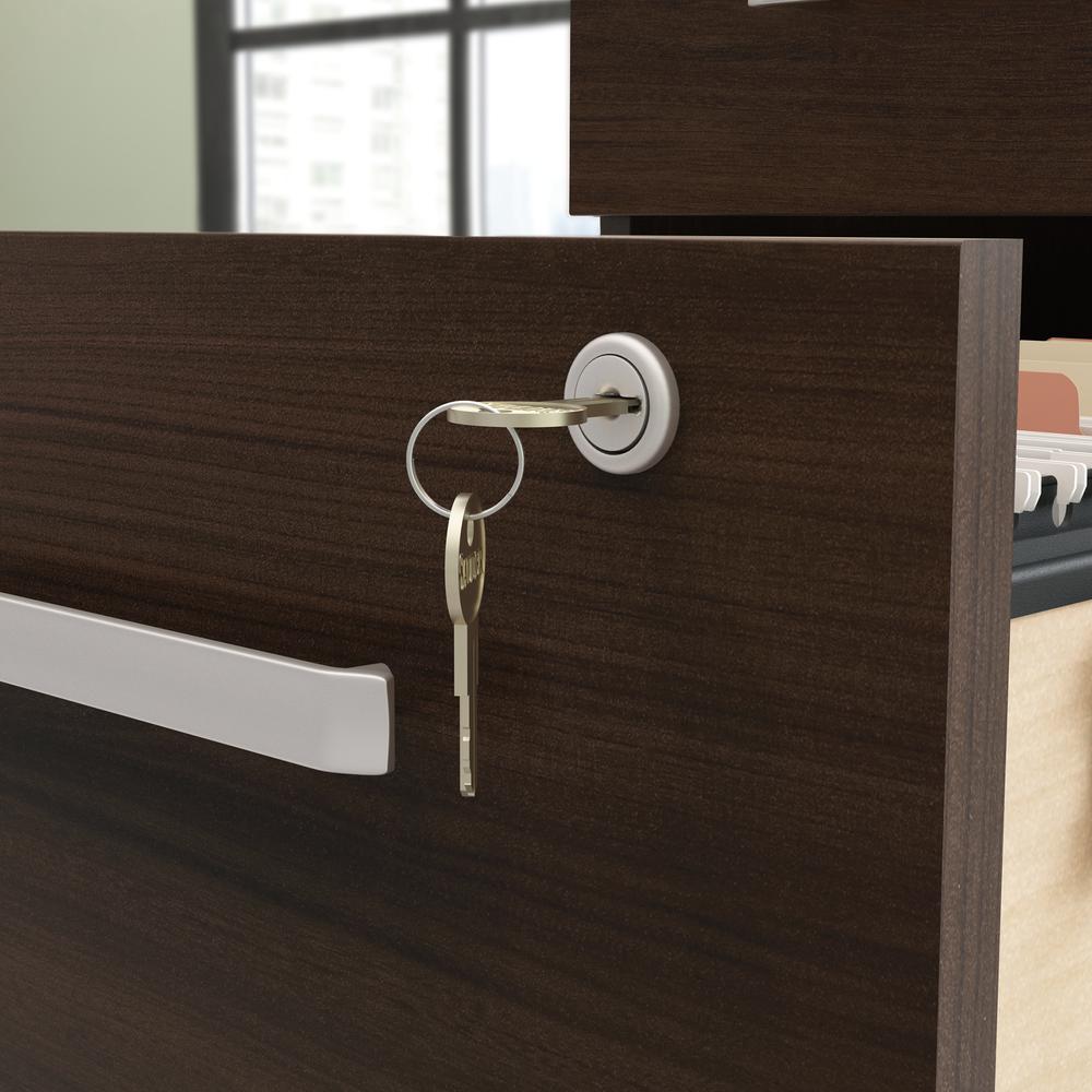 Affirm Commercial Office File Cabinet, Noble Elm finish. Picture 7