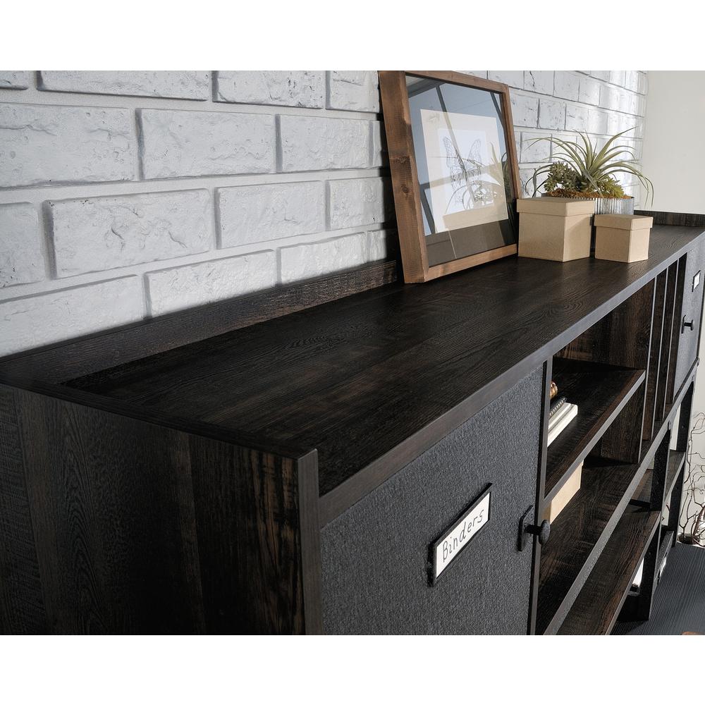 Foundry Road Commercial Office Hutch, Carbon Oak finish. Picture 6