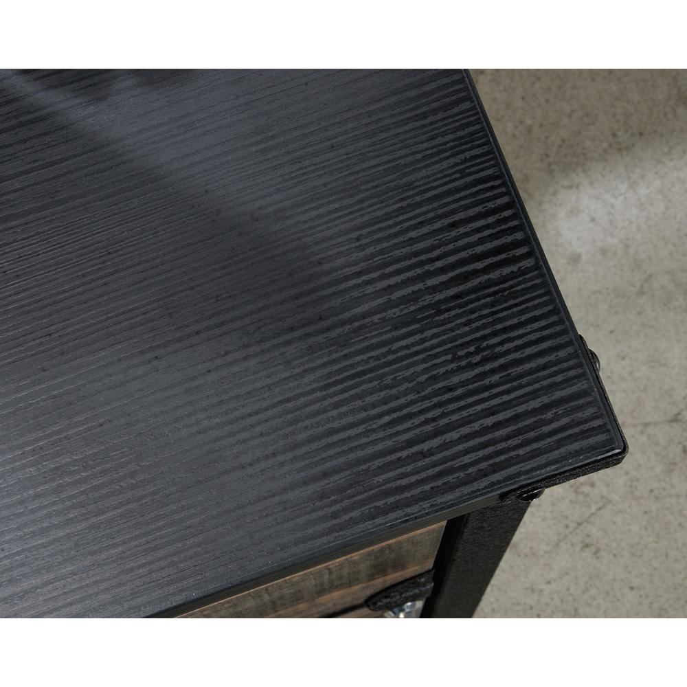 2-Drawer Lateral File Cabinet in Carbon Oak. Picture 7