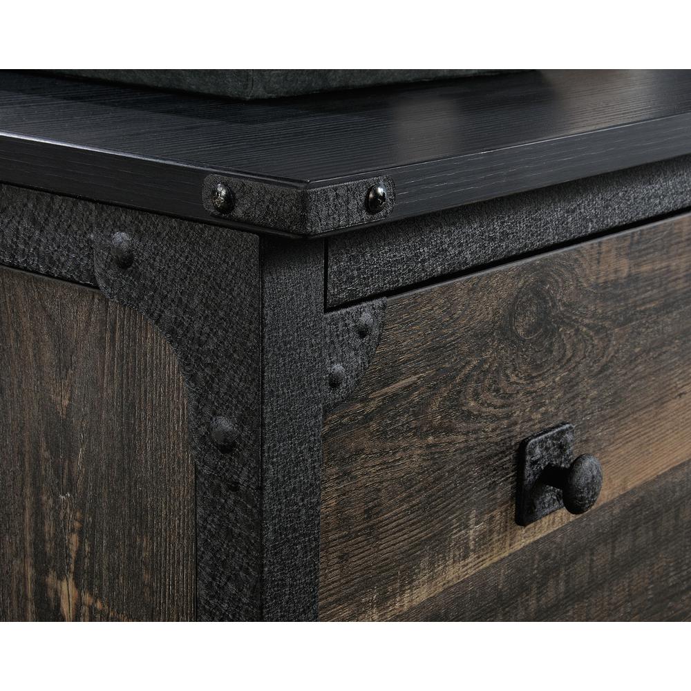 2-Drawer Lateral File Cabinet in Carbon Oak. Picture 5