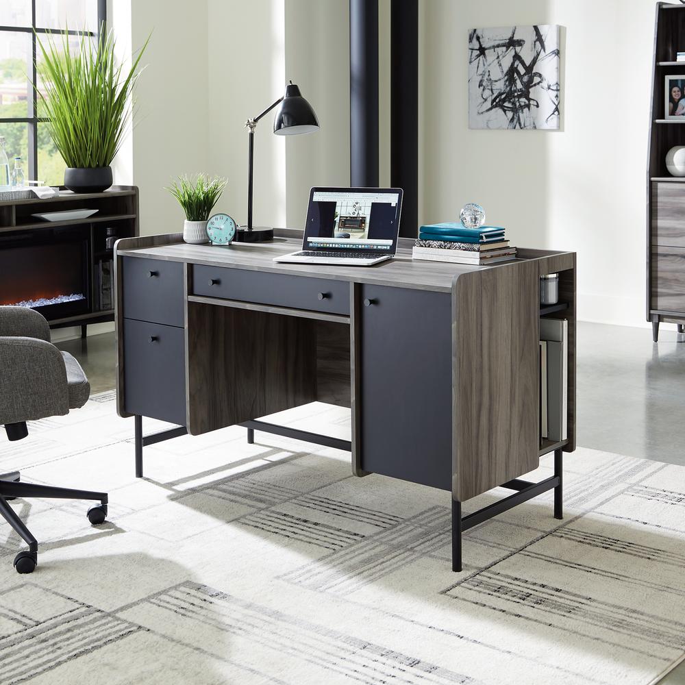Harvey Park Double Ped Desk Ja. Picture 3
